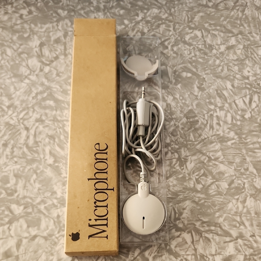 Apple Silver Computer Microphone